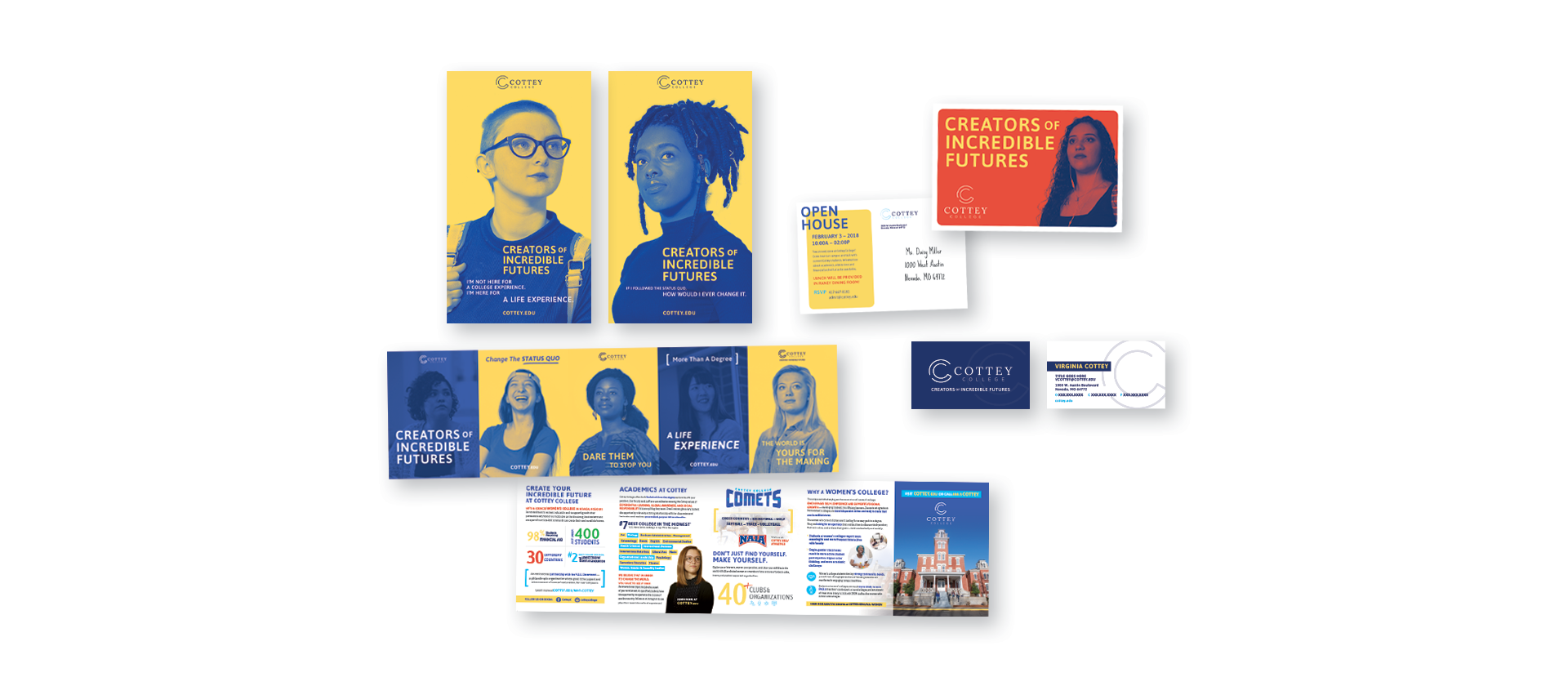 Cottey College Rebrand Collateral